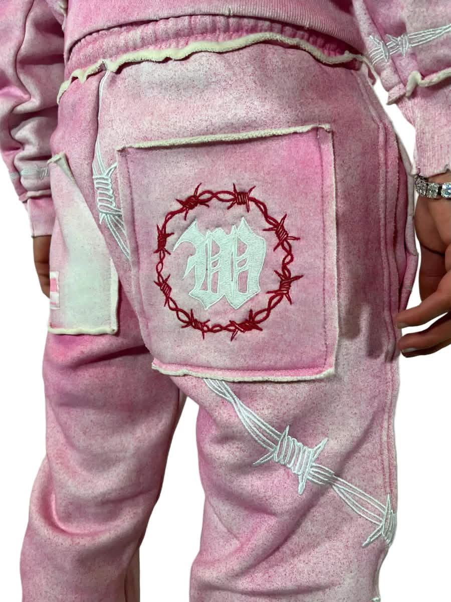 2THEWORLD Barbed Wire Sweatsuit from On Time Fashions – Sweatsuit by On Time Fashions , Birmingham AL’s 1 fashion store and premier destination for streetwear, suits, kids fashion, and big & tall