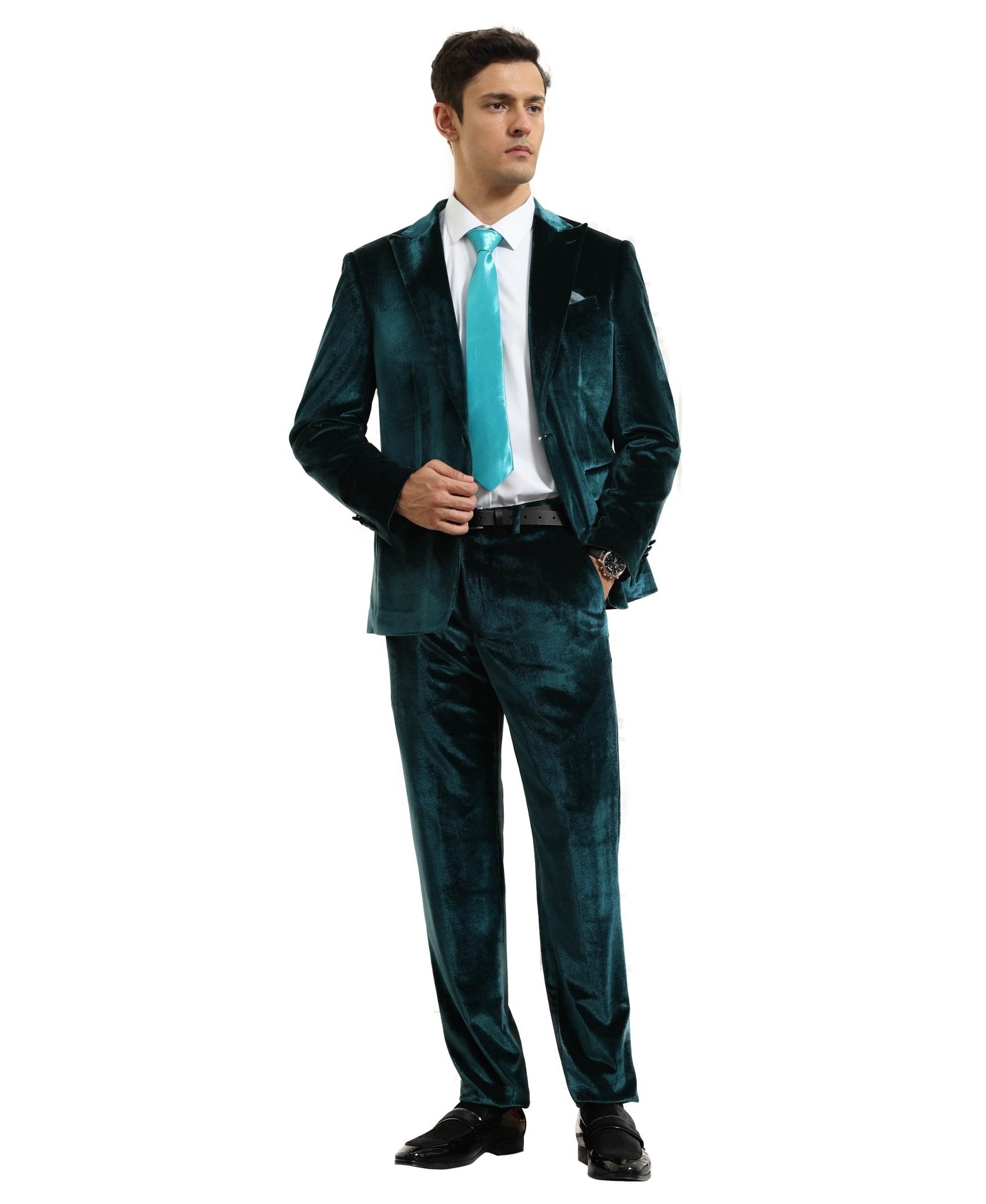 3 PC Solid Textured Peak Lapel Suit from On Time Fashions – Apparel & Accessories by Tazzio, Birmingham AL’s 1 fashion store and premier destination for streetwear, suits, kids fashion, and big & tall
