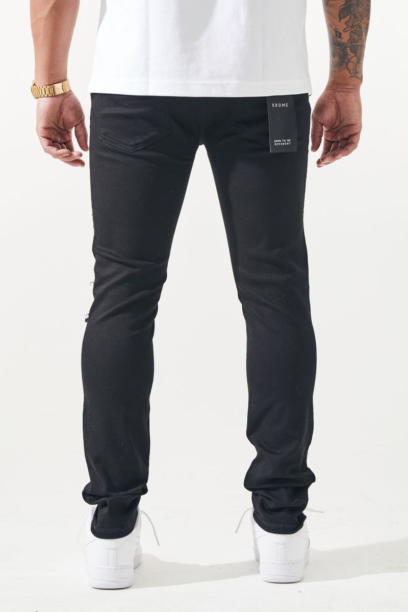 Krome Ripped Tinted Jean – 3030