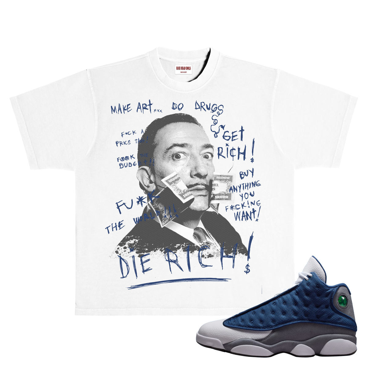 Rich Dead Idols Salvador Dali Tee