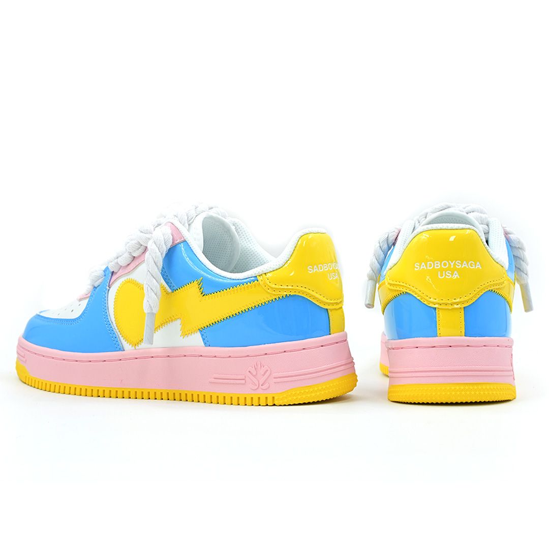 Sad Boy Saga Patent Leather Ice Cream Sneakers