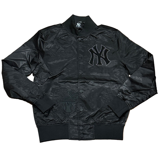 Pro Standard New York Yankees Blackout Satin Jacket
