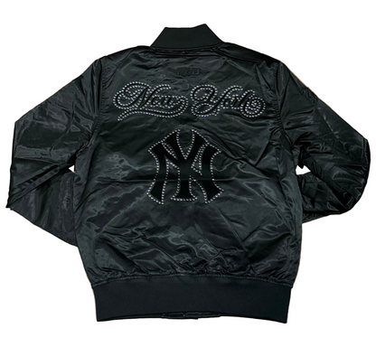 Pro Standard New York Yankees Blackout Satin Jacket