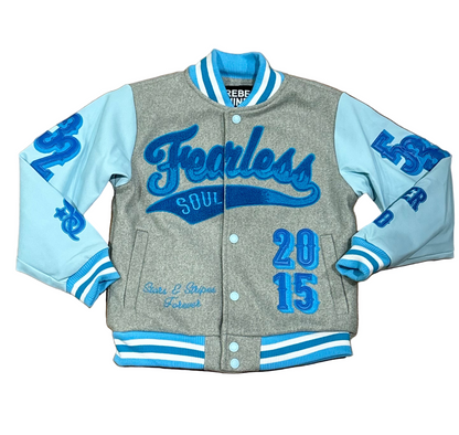 Rebel Minds Kids Fearless Soul Varsity Jacket