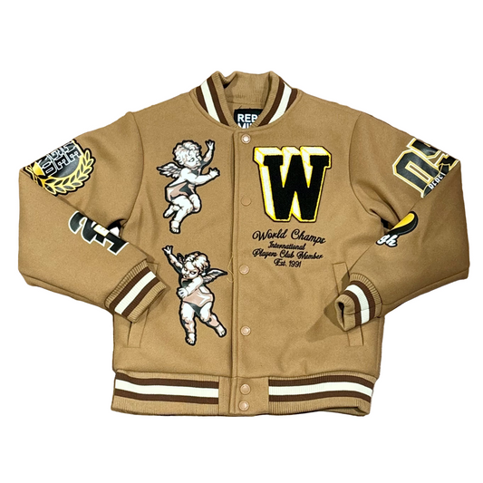 Rebel Minds Kids WL Angels Varsity Jacket