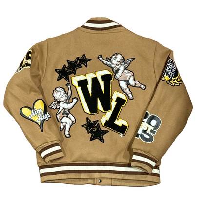 Rebel Minds Kids WL Angels Varsity Jacket