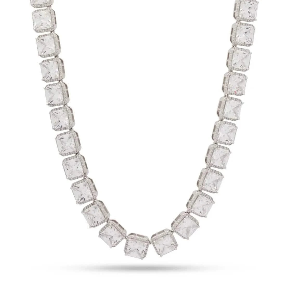 King Ice 8mm Princess Cut Tennis Chain