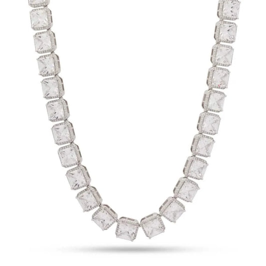 King Ice 8mm Princess Cut Tennis Chain