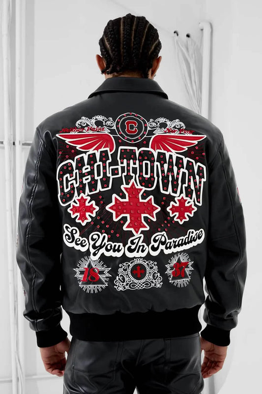 See You in Paradise Windy City Varsity Jacket