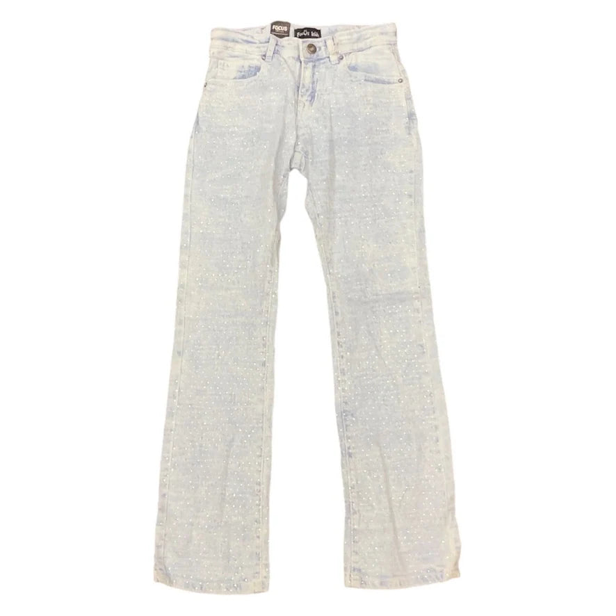 Focus Kid's Laser Rip Stacked Jeans