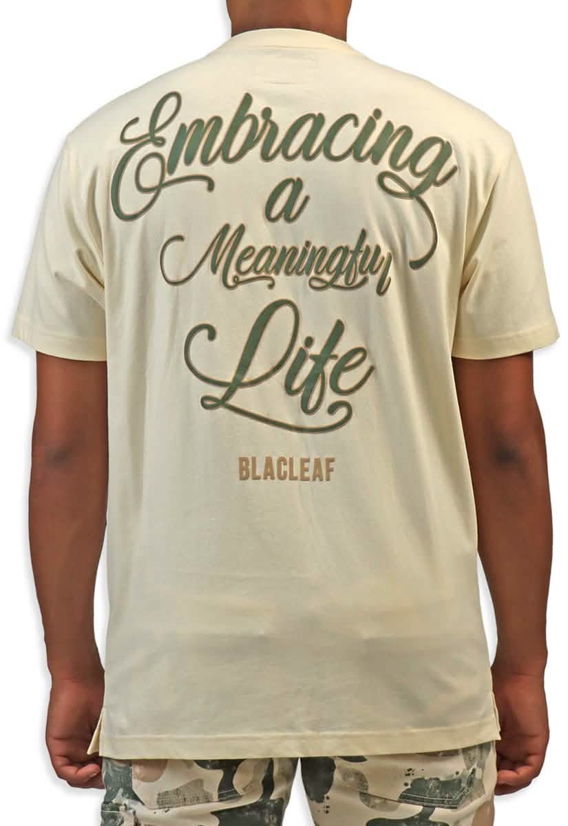 Blac Leaf Embracing Life