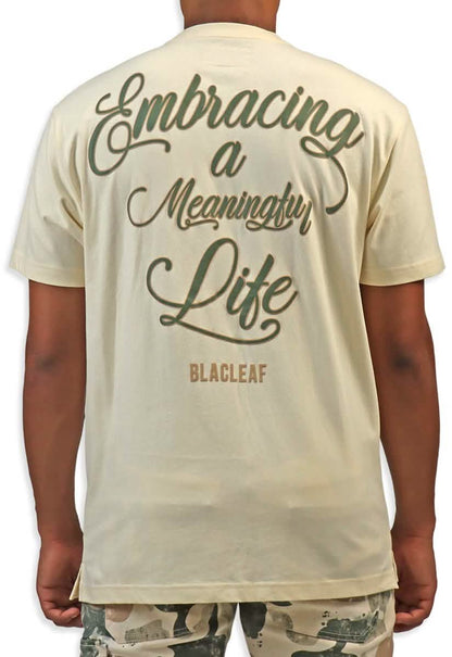 Blac Leaf Embracing Life