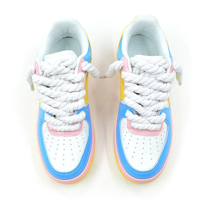 Sad Boy Saga Patent Leather Ice Cream Sneakers