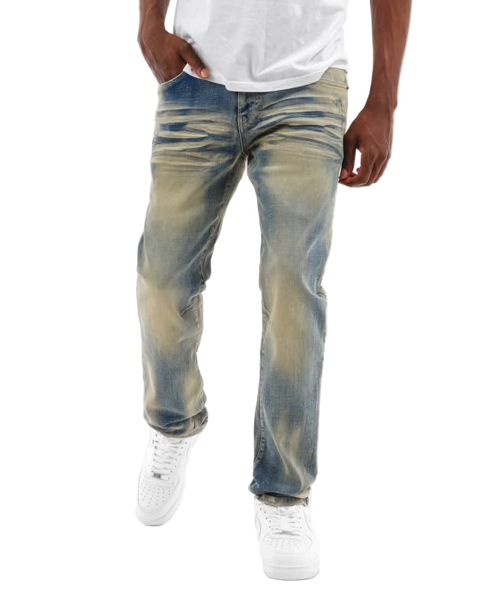 Copper Rivet Slim Fit Premium Washed Jeans