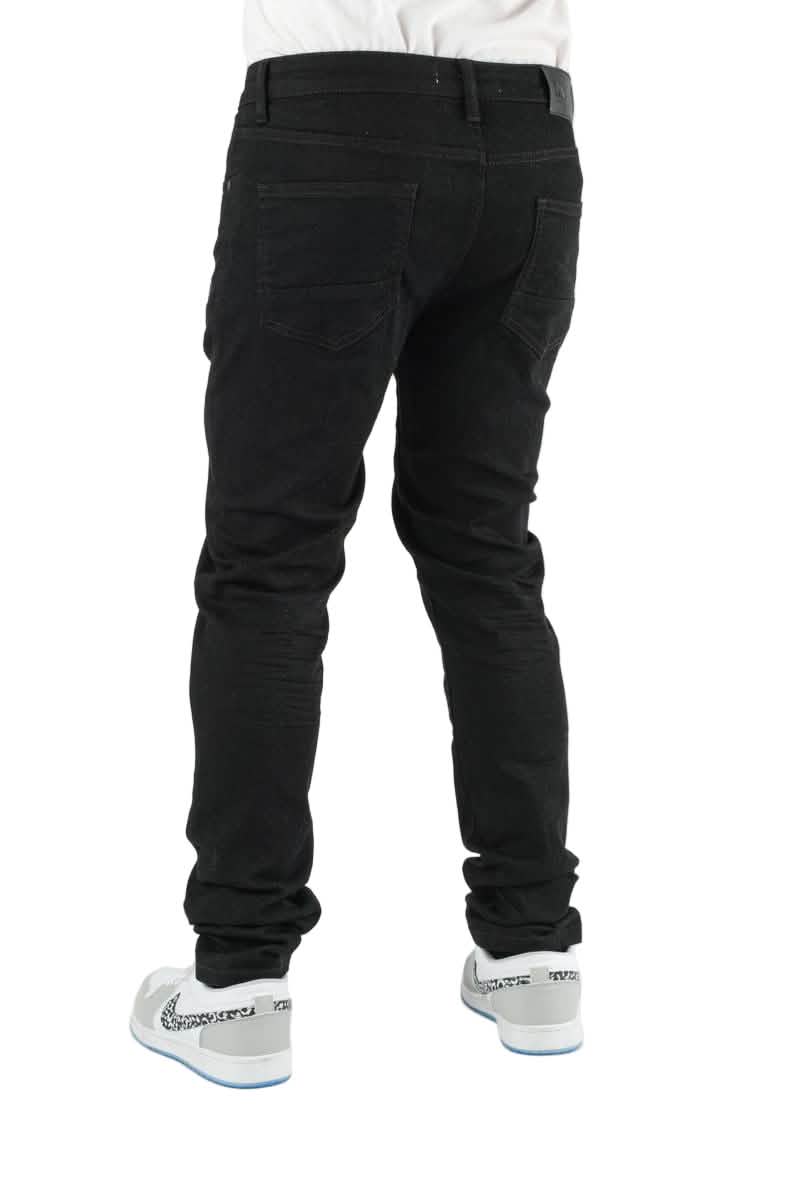 DZTR Distressed Super Stretch Denim – Slim Fit