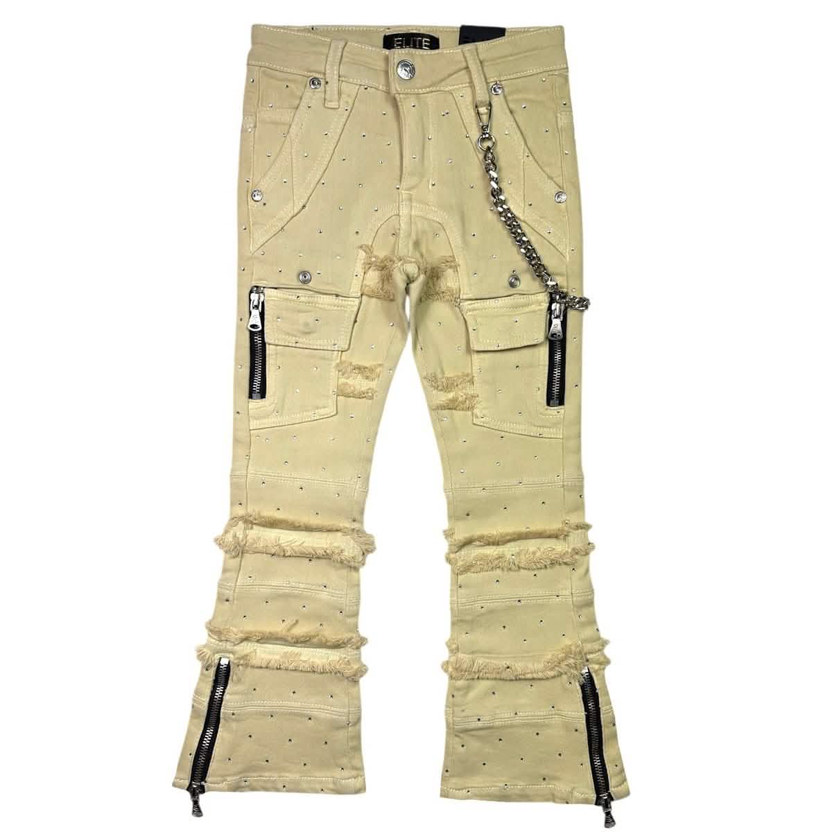 Elite Premium Denim Kids Rhinestone Jeans