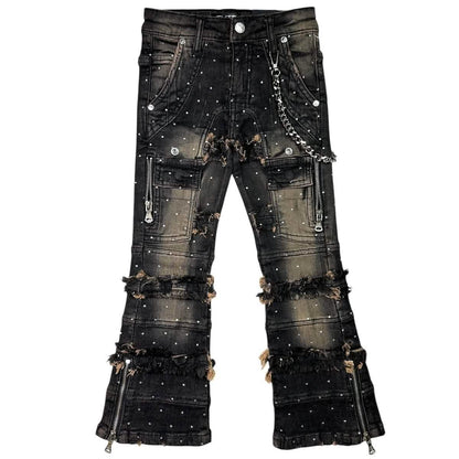 Elite Premium Denim Kids Rhinestone Jeans