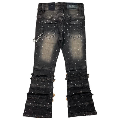 Elite Premium Denim Kids Rhinestone Jeans