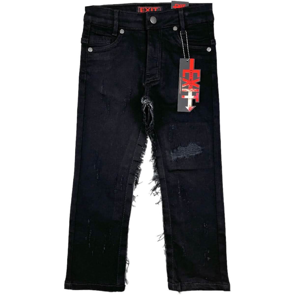 Exit Apparel Kid's Fringe Jean