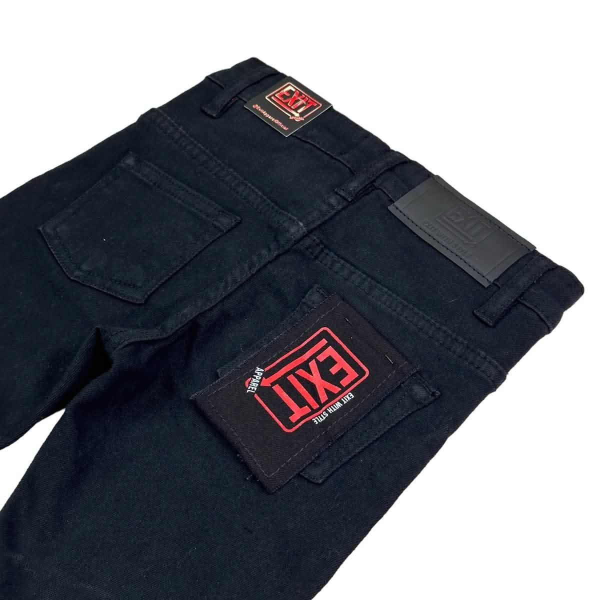 Exit Apparel Kids Distressed Skinny Jeans