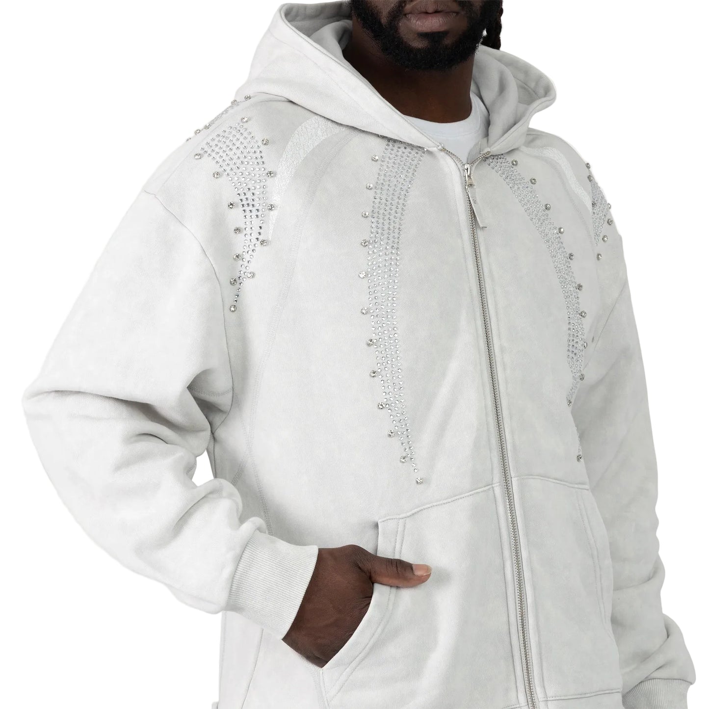 Smoke Rise Oversized Gemstone Hoodie
