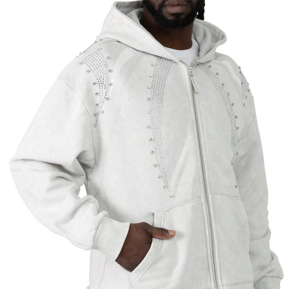 Smoke Rise Oversized Gemstone Hoodie