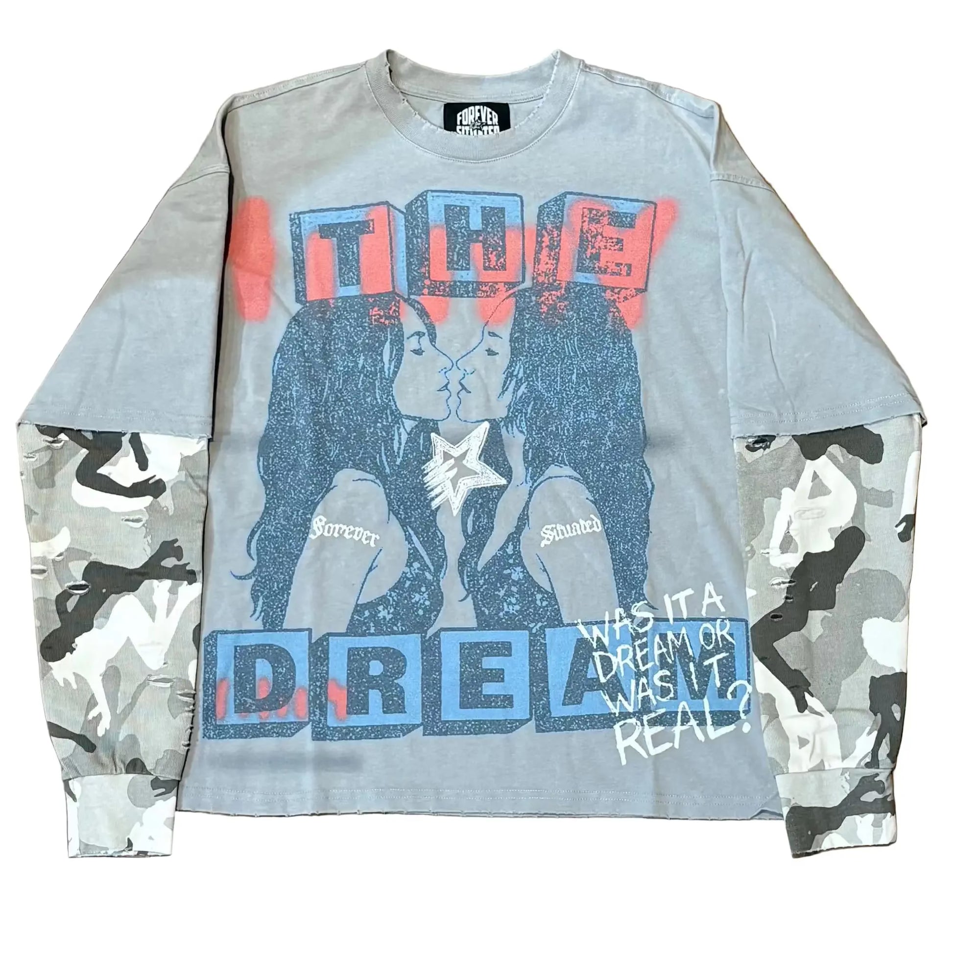 Forever Situated Girls Dreamer Layered Tee by Forever Situated