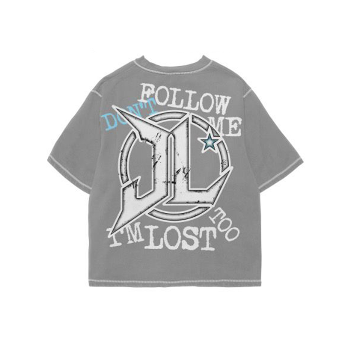 JETLYFE Don't Follow Me Grey Tee