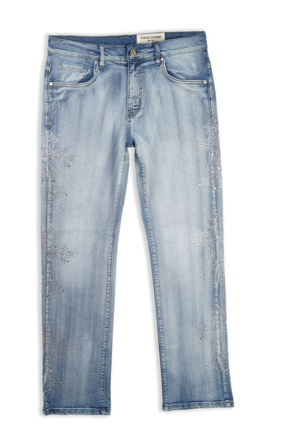 FWRD Kids Three Stone Relaxed Straight Denim Pant