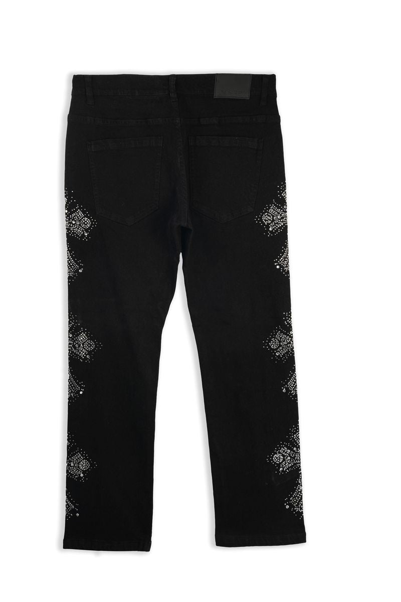 FWRD Kids Three Stone Relaxed Straight Denim Pant