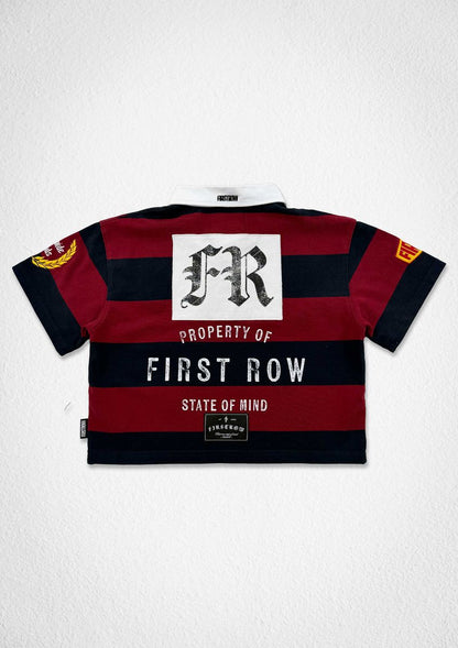 First Row Women's Match Day Club Crop Rugby Polo