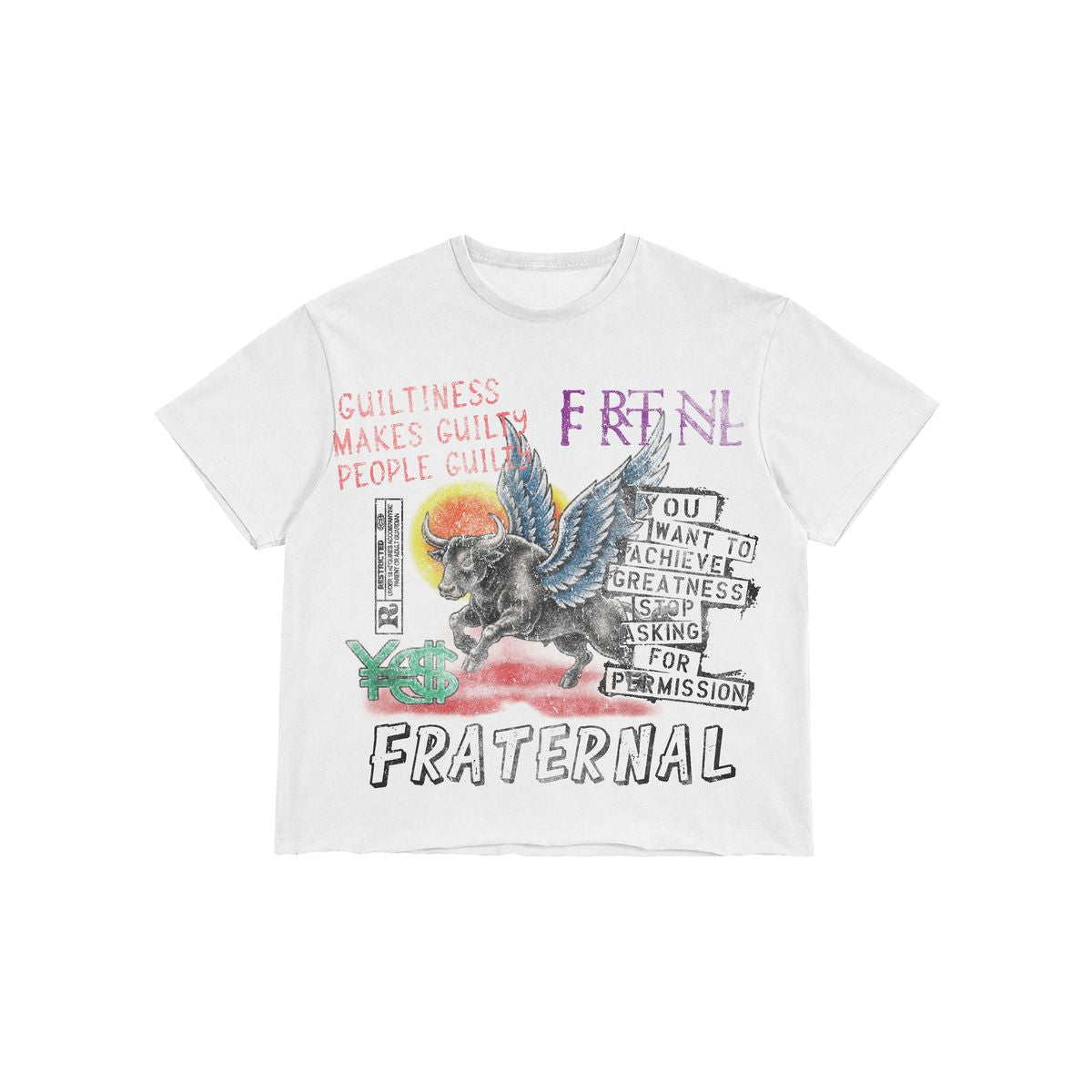 Fraternal Bulls Have Wings Tee