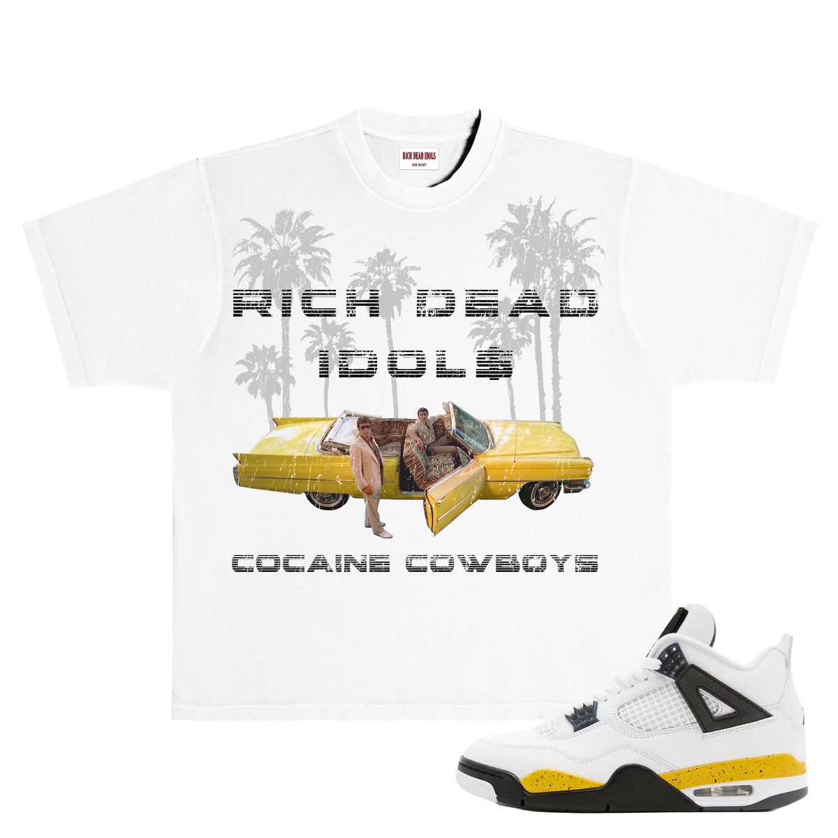 Rich Dead Idols Cocaine Cowboys Tee