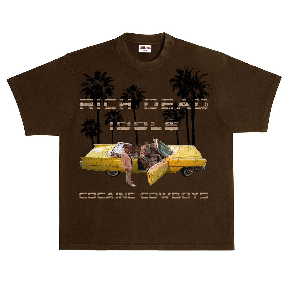 Rich Dead Idols Cocaine Cowboys Tee