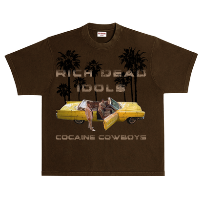 Rich Dead Idols Cocaine Cowboys Tee