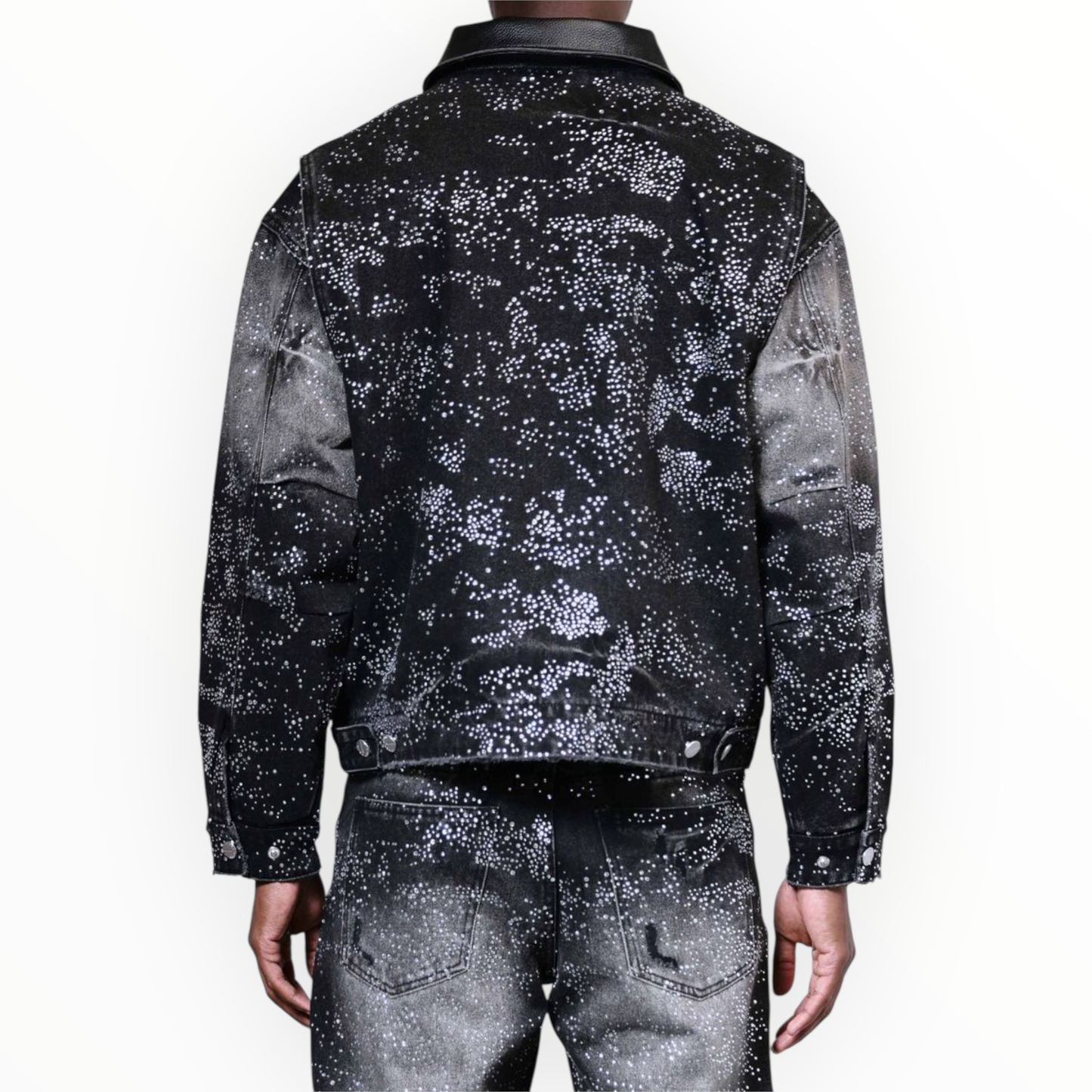 First Row Rhinestone Workwear Jacket