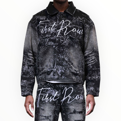 First Row Rhinestone Workwear Jacket