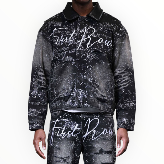 First Row Rhinestone Workwear Jacket