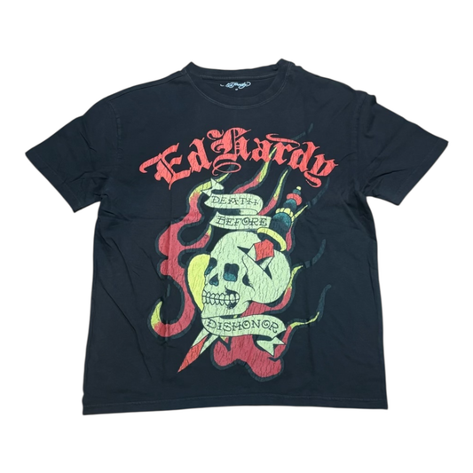 Ed Hardy DBD Skull Boxy Tee