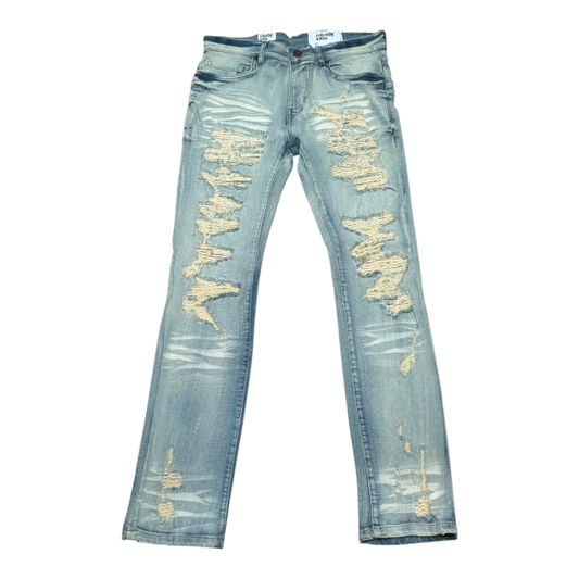 Evolution in Design Slim Classic Crater Jeans
