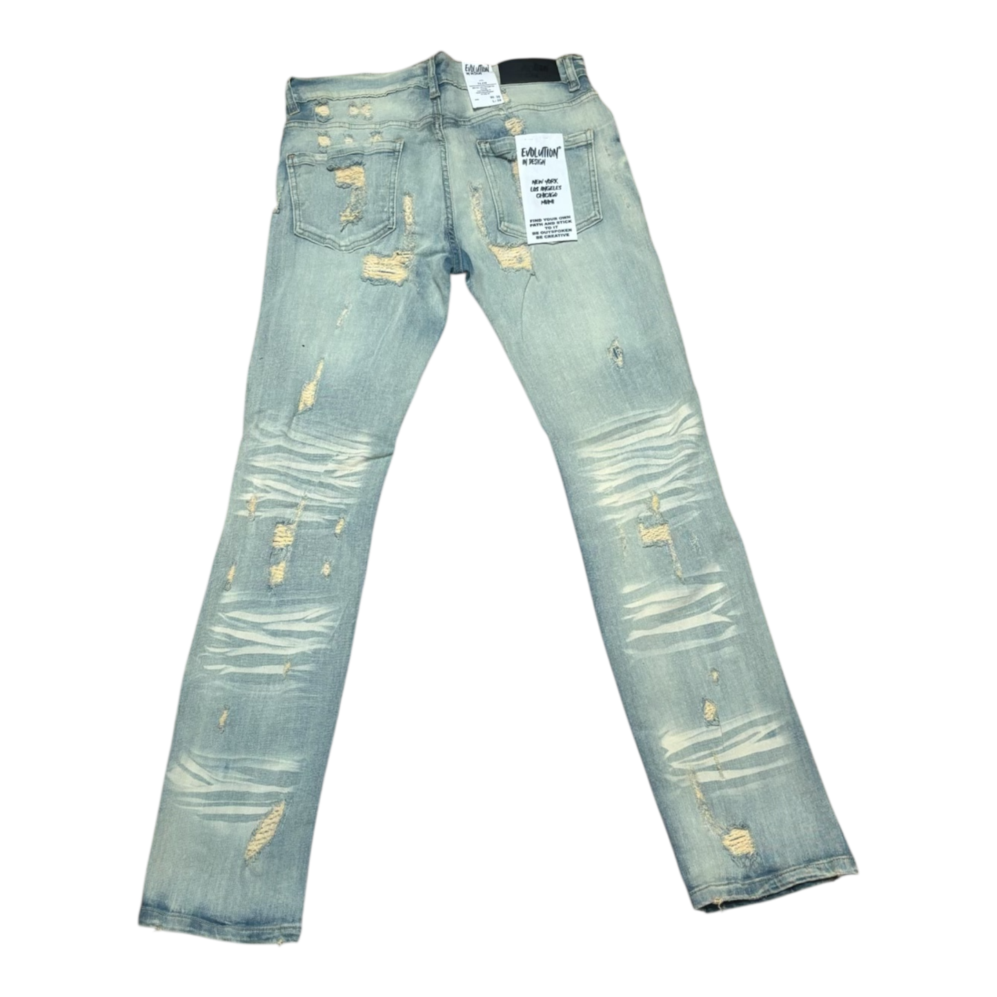 Evolution in Design Slim Classic Crater Jeans