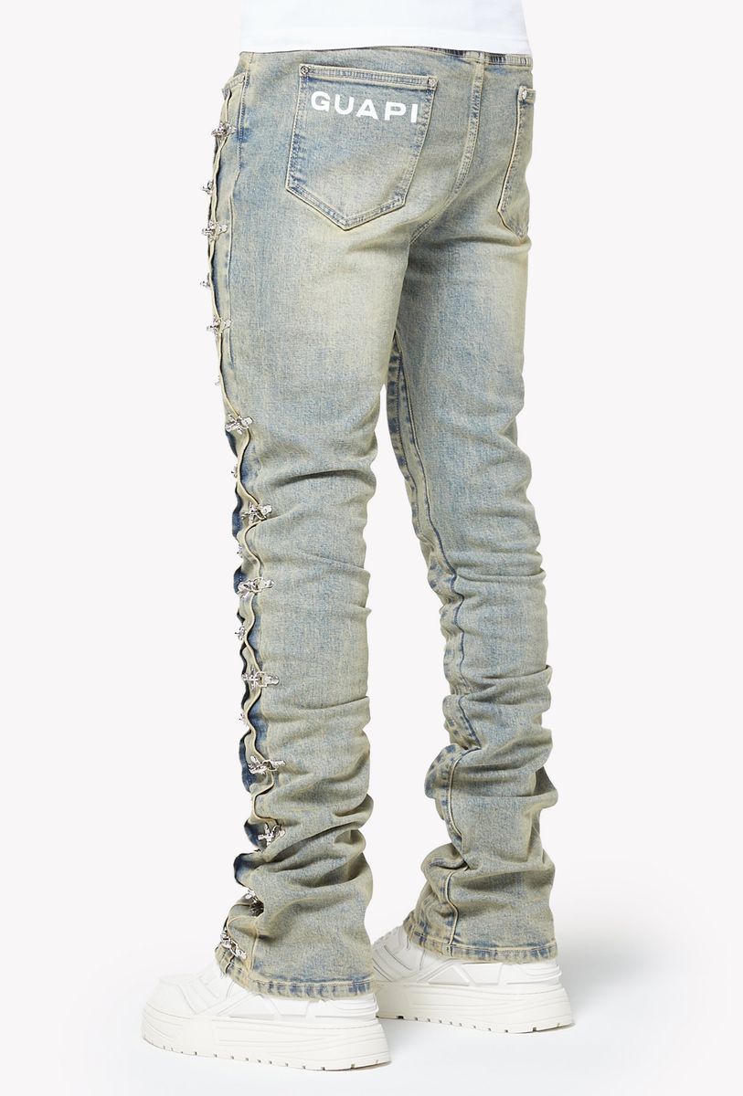 Guapi Vintage Blue Aviation Clasp Denim