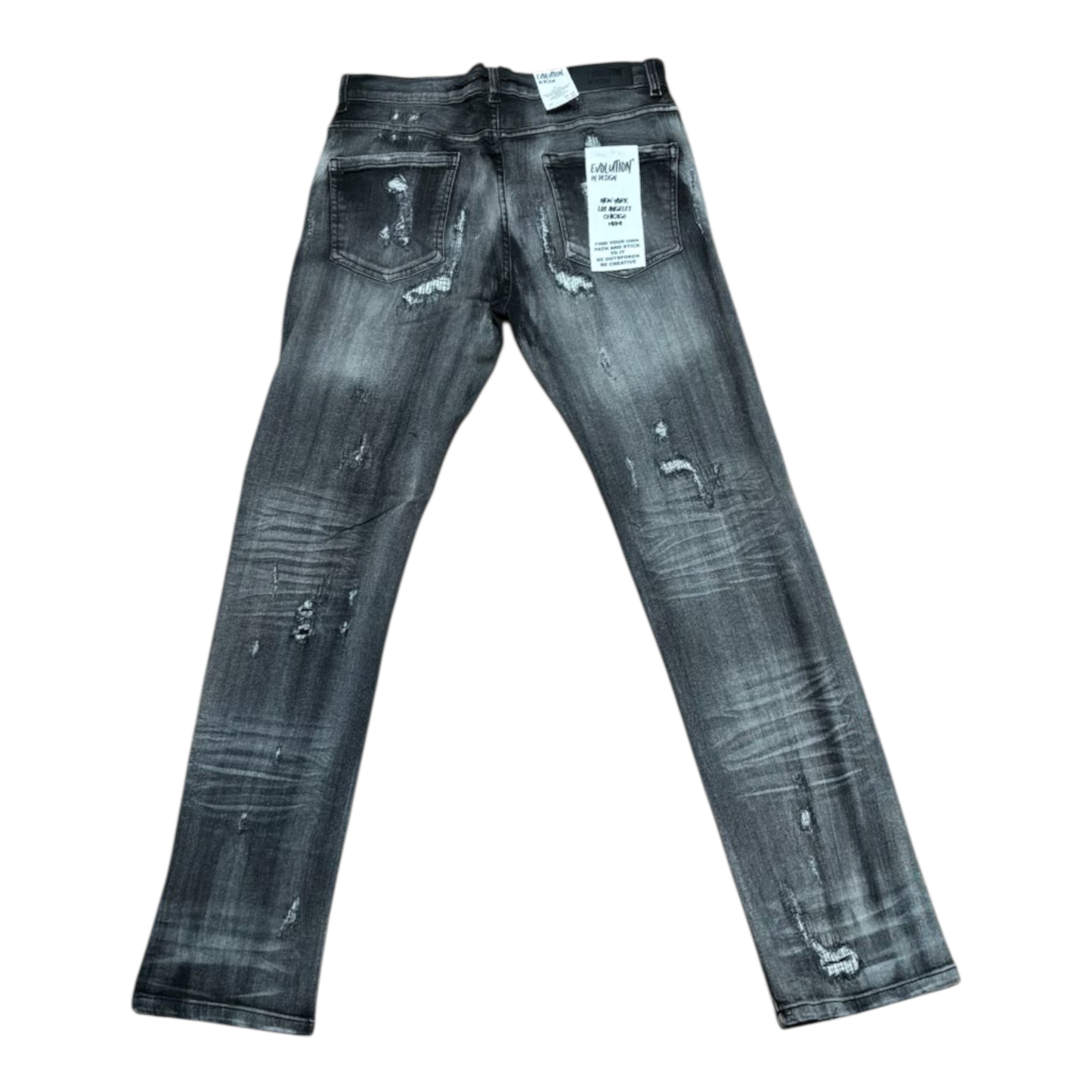 Evolution in Design Slim Classic Crater Jeans