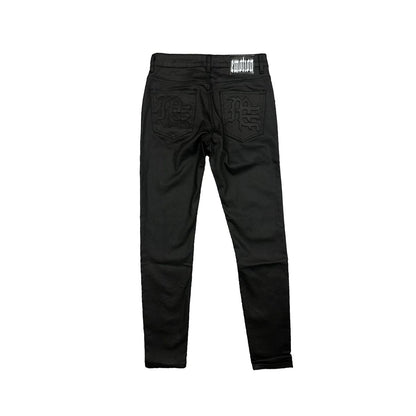 Mixed Emotion Blackout Wax Denim