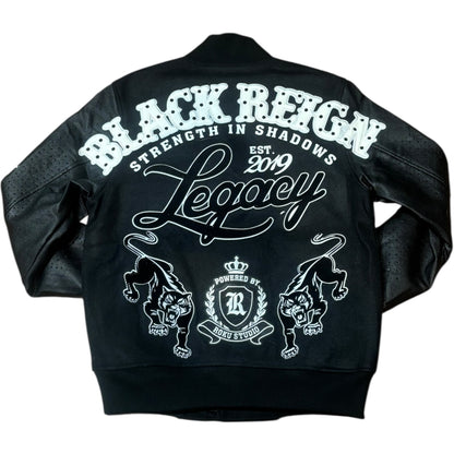 Roku Studio Black Reign Varsity Jacket