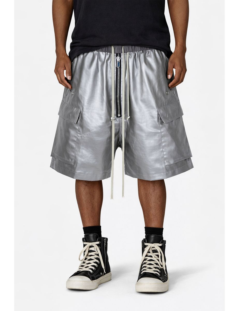 UNDEVELOPED Metallic Shine Cargo Shorts