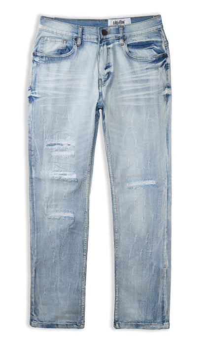 FWRD Premium Distressed Straight Denim Pant