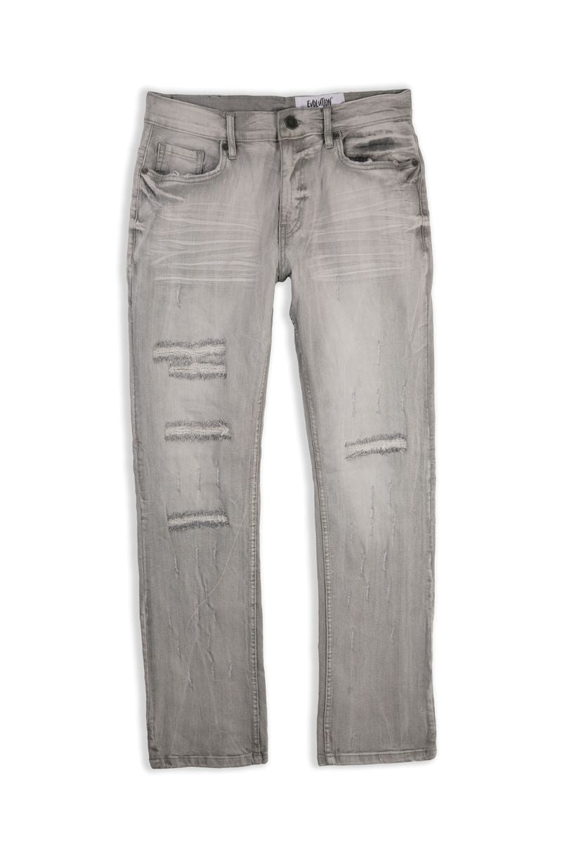 FWRD Premium Distressed Straight Denim Pant