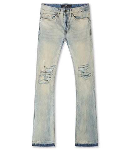 Jordan Craig Knee Shreds Stacked Jean