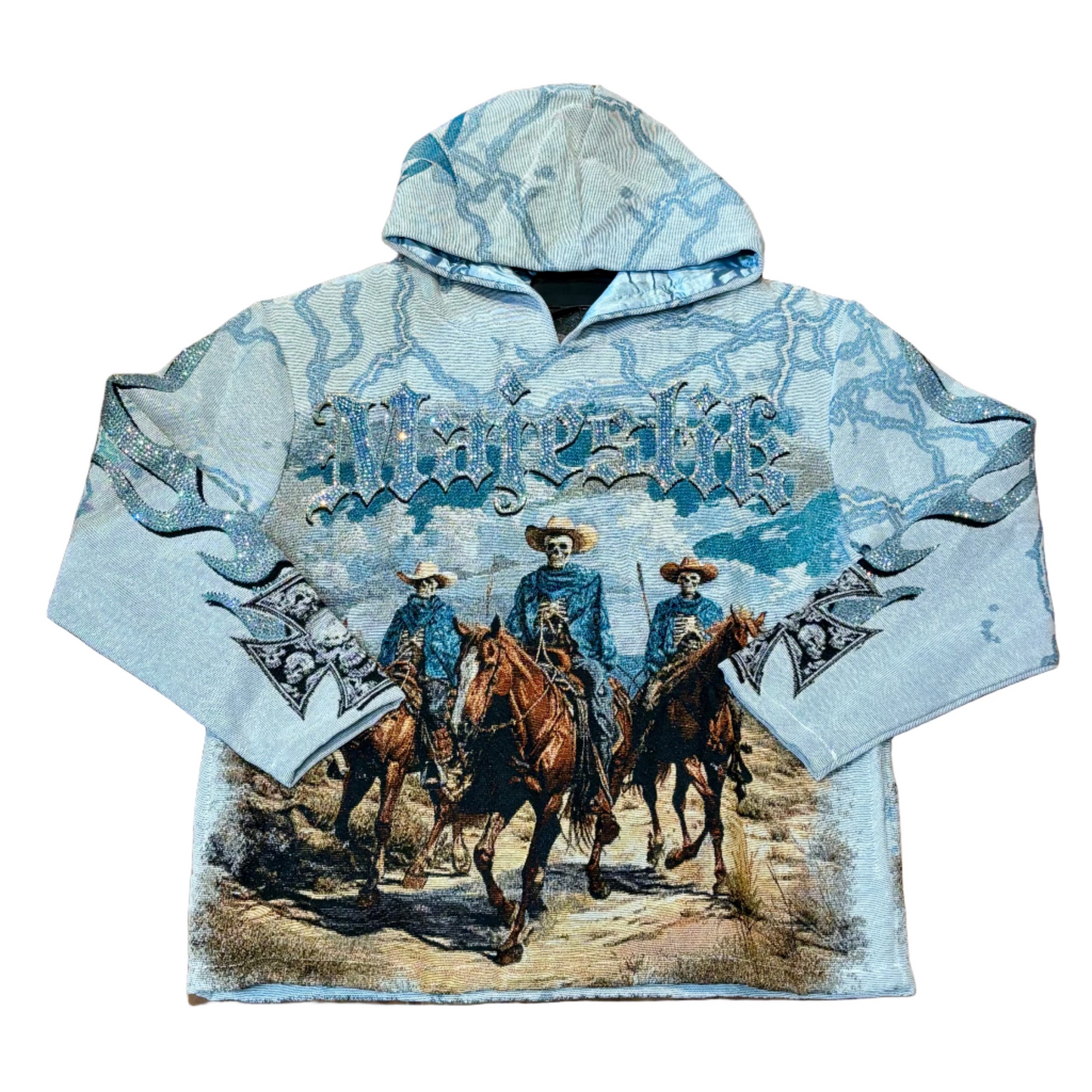Majestik Forever Cowboy Tapestry Hoodie